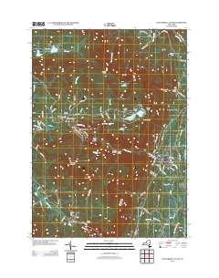 Kaaterskill Clove 2013 topographic map thumbnail