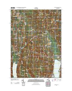 Honeoye 2013 topographic map thumbnail