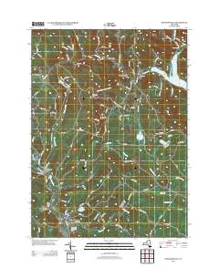 Grahamsville 2013 topographic map thumbnail