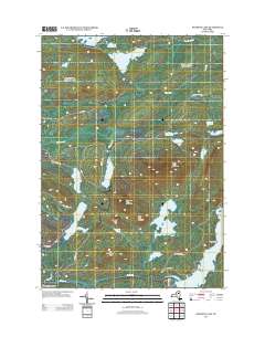 Grampus Lake 2013 topographic map thumbnail
