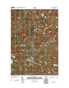 Harrisville 2013 topographic map thumbnail