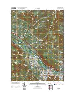 Ilion 2013 topographic map thumbnail