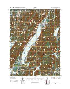 Greenwood Lake 2013 topographic map thumbnail