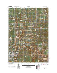 East Aurora 2013 topographic map thumbnail