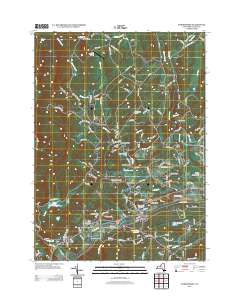 Kerhonkson 2013 topographic map thumbnail