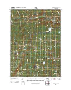 East Pharsalia 2013 topographic map thumbnail