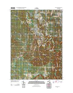Gowanda 2013 topographic map thumbnail
