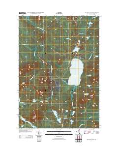 Meacham Lake 2013 topographic map thumbnail