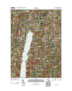 Livonia 2013 topographic map thumbnail