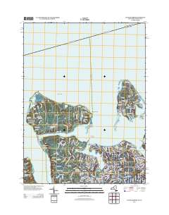 Lloyd Harbor 2013 topographic map thumbnail