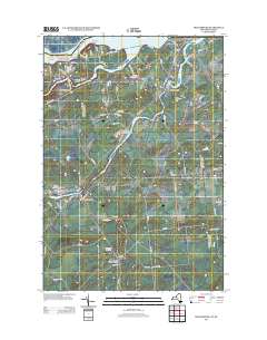 Hogansburg 2013 topographic map thumbnail