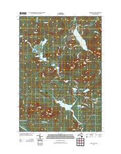 Lake Titus 2013 topographic map thumbnail