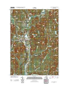 Lake Luzerne 2013 topographic map thumbnail