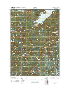Peck Lake 2013 topographic map thumbnail
