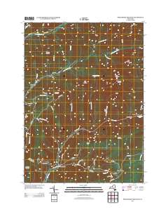 Peekamoose Mountain 2013 topographic map thumbnail