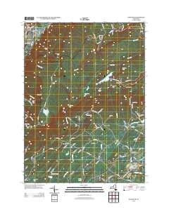 Napanoch 2013 topographic map thumbnail