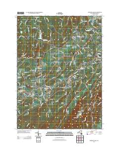 Mohonk Lake 2013 topographic map thumbnail