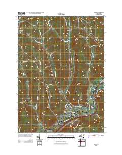 Otego 2013 topographic map thumbnail