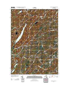 Natural Dam 2013 topographic map thumbnail