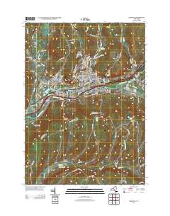 Oneonta 2013 topographic map thumbnail
