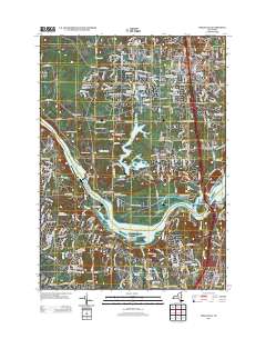Niskayuna 2013 topographic map thumbnail