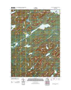Nehasane Lake 2013 topographic map thumbnail