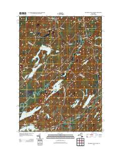 Muskellunge Lake 2013 topographic map thumbnail