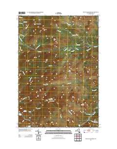 Rocky Peak Ridge 2013 topographic map thumbnail
