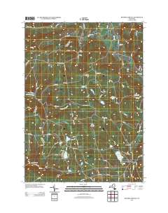 Rensselaerville 2013 topographic map thumbnail