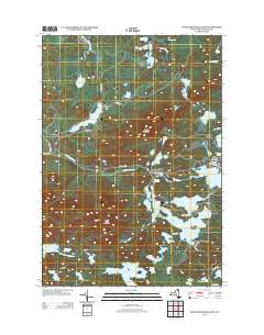 Saint Regis Mountain 2013 topographic map thumbnail