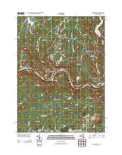 Pond Eddy 2013 topographic map thumbnail