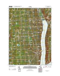 Pulteney 2013 topographic map thumbnail