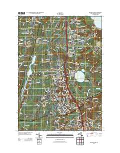Round Lake 2013 topographic map thumbnail