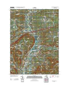 Schoharie 2013 topographic map thumbnail