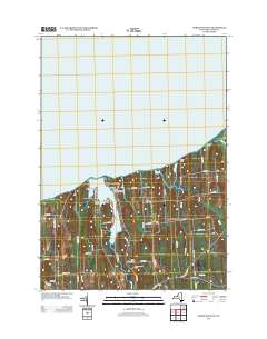 North Wolcott 2013 topographic map thumbnail