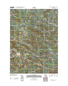 Sharon Springs 2013 topographic map thumbnail
