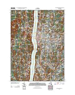 Poughkeepsie 2013 topographic map thumbnail