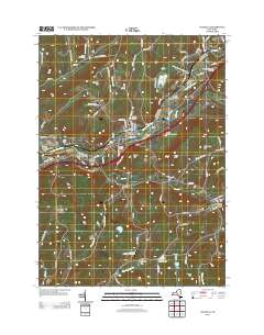 Unadilla 2013 topographic map thumbnail