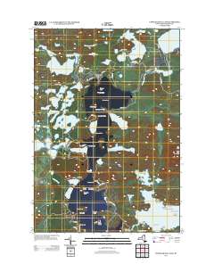 Upper Saranac Lake 2013 topographic map thumbnail