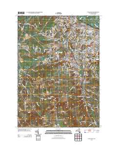 Utica West 2013 topographic map thumbnail
