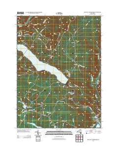 Rondout Reservoir 2013 topographic map thumbnail