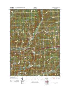 West Almond 2013 topographic map thumbnail