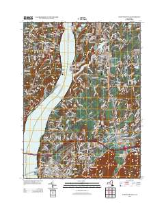Wappingers Falls 2013 topographic map thumbnail