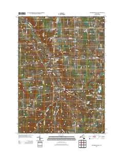 Strykersville 2013 topographic map thumbnail