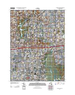 Central Islip 2013 topographic map thumbnail