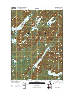 Bisby Lakes 2013 topographic map thumbnail