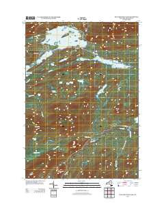 Blue Mountain Lake 2013 topographic map thumbnail