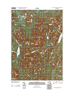 Bullhead Mountain 2013 topographic map thumbnail