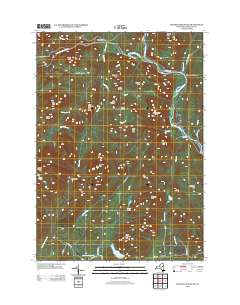 Cathead Mountain 2013 topographic map thumbnail