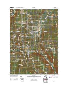 Nunda 2013 topographic map thumbnail